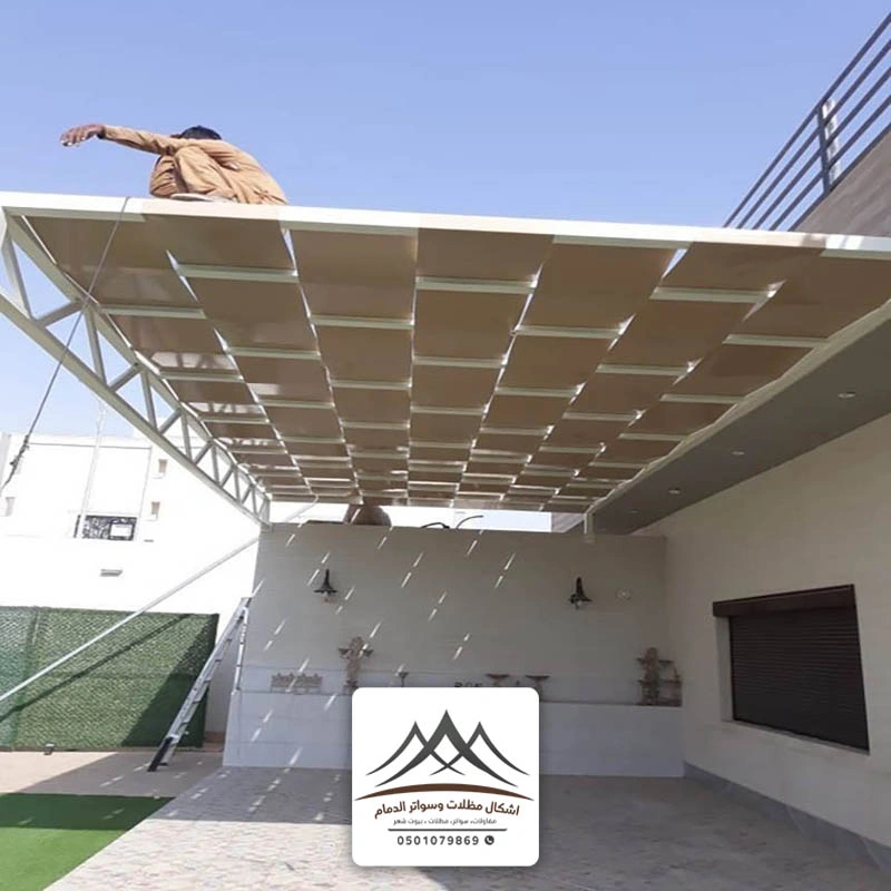 مظلات خارجية للمنازل بالشرقية