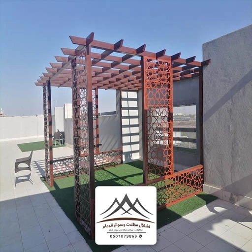عمل مظلات الحدائق الخبر