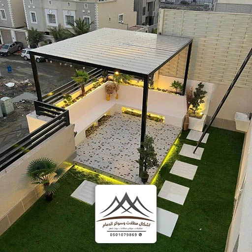 برجولات مودرن للاسطح الخبر