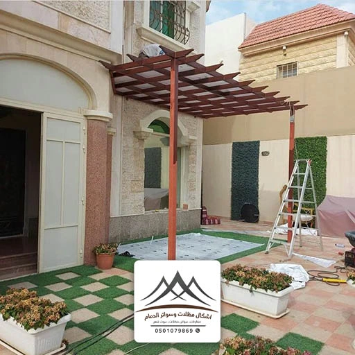 برجولات مودرن خشب الدمام