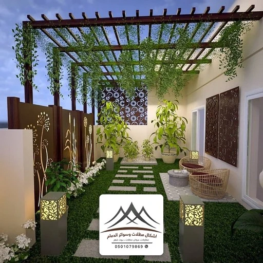 برجولات خشبية للحدائق الدمام