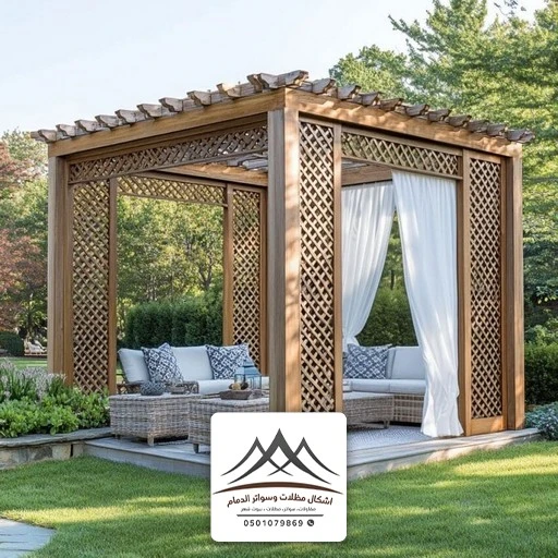 تركيب برجولات حديد للحدائق القطيف