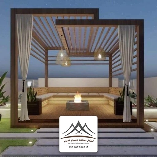 برجولات حدائق منازل الخبر