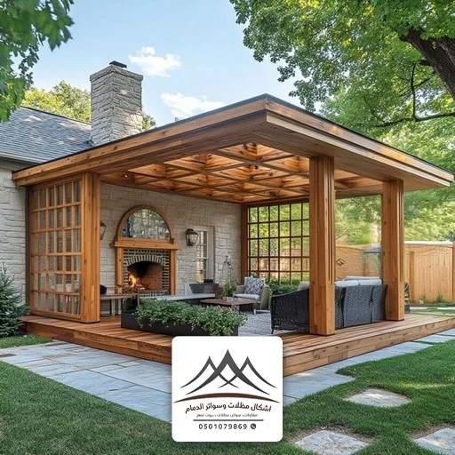 اشكال برجولات حدائق الخبر